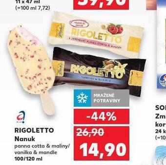 Kaufland Rigoletto nanuk nabídka