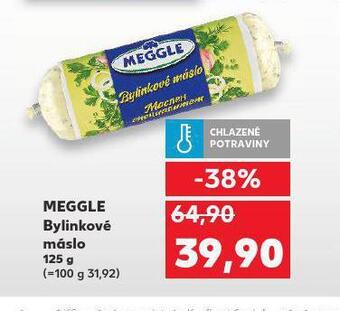 Kaufland Meggle bylinkové máslo nabídka