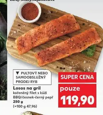 Kaufland Losos na gril nabídka