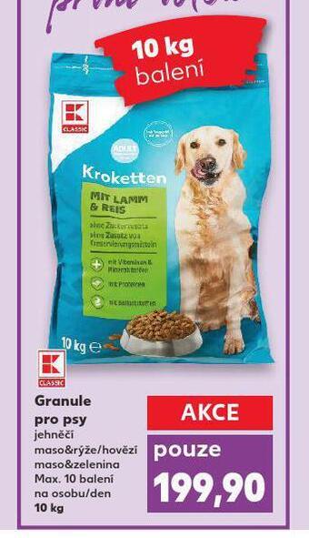 Kaufland Granule pro psy nabídka
