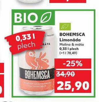 Kaufland Bohemsca limonáda nabídka