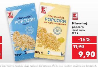 Kaufland Mikrovlnný popcorn nabídka