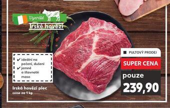 Kaufland Irská hovězí plec nabídka