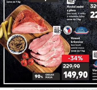 Kaufland Uzená krkovice nabídka