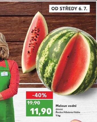 Kaufland Meloun vodní nabídka