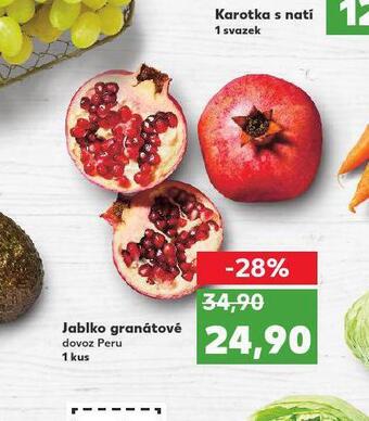 Kaufland Jablko granátové nabídka