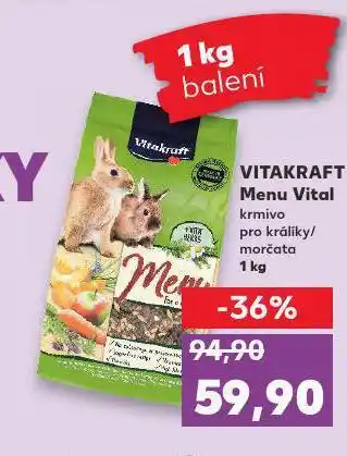 Kaufland Vitakraft krmivo pro králíky nabídka