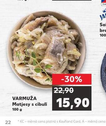 Kaufland Matjesy s cibulí nabídka