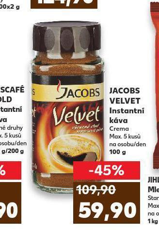 Kaufland Káva jacobs nabídka