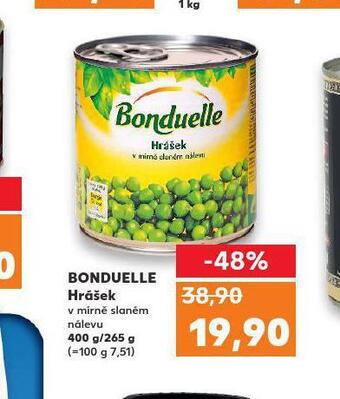 Kaufland Bonduelle hrášek nabídka