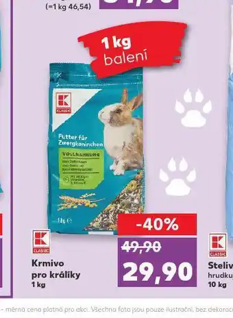 Kaufland Krmivo pro králíky nabídka