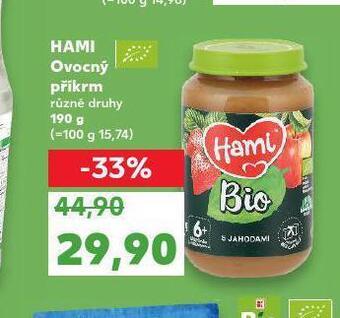 Kaufland Hami ovocný příkrm nabídka