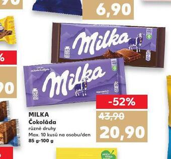 Kaufland Milka čokoláda nabídka