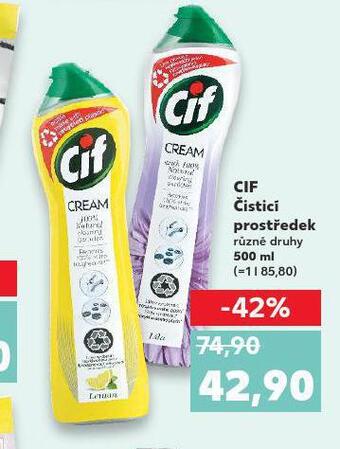 Kaufland Cif čisticí prostředek nabídka