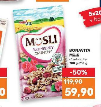 Kaufland Bonavita musli nabídka