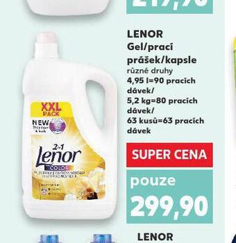 Kaufland Lenor prací prostředek nabídka
