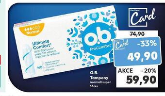 Kaufland O.b. tampony nabídka