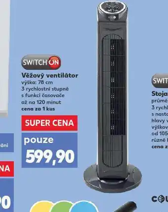 Kaufland Věžový ventilátor nabídka