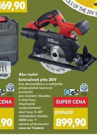 Kaufland Aku ruční kotoučová pila nabídka