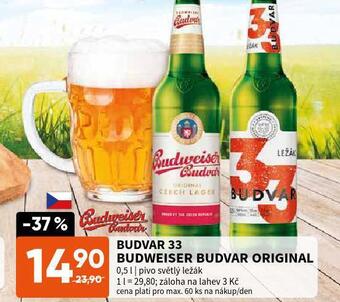 Terno Pivo budvar 33 nabídka