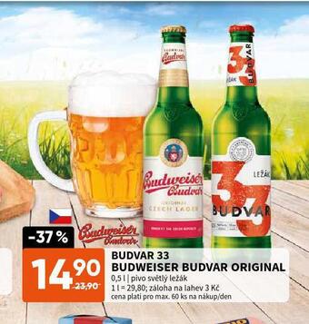 Terno Pivo budweiser budvar original nabídka