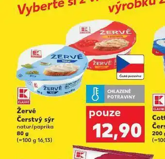 Kaufland Žervé čerstvý sýr nabídka