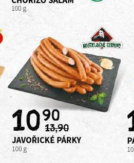 Terno Javořické párky nabídka