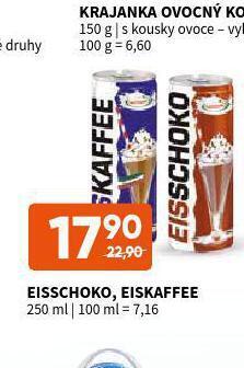 Terno Eischoko, eiskaffee nabídka