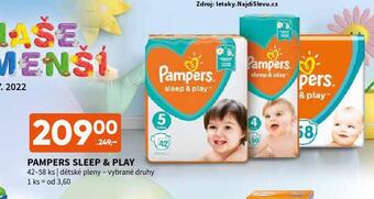 Terno Pampers dětské plenky nabídka