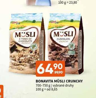 Terno Bonavita müsli crunchy nabídka