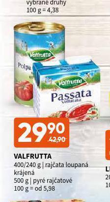Terno Valfrutta pyré rajčatové nabídka