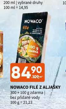 Terno Nowaco filé z aljašky nabídka