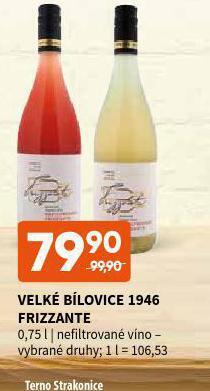 Terno Velké bílovice 1946 frizzante nabídka