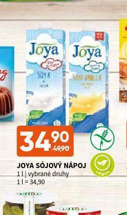 Terno Joya sójový nápoj nabídka