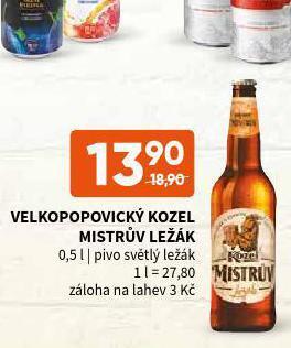 Terno Velkopopovický kozel mistrův ležák nabídka
