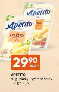 Terno Apetito plátky nabídka