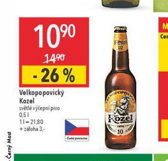 Globus Pivo velkopopovický kozel 10 nabídka