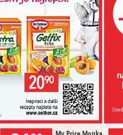 Globus Dr. oetker gelfix extra 2:1 nabídka