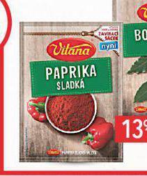Globus Vitana paprika sladká nabídka