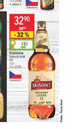 Globus Pivo krušovice královský ležák nabídka