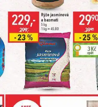 Globus Rýže jasmínová a basmati nabídka