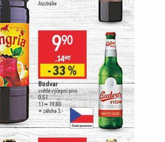 Globus Pivo budweiser budvar original nabídka