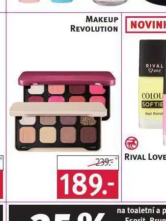 Rossmann Makeup revolution paletka očních stínů nabídka