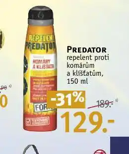 Predator repelent proti komárům