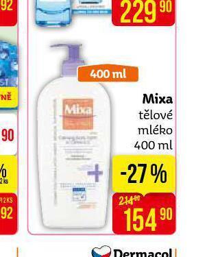 Teta Mixa tělové mléko nabídka