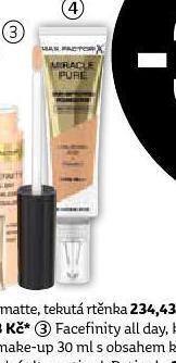 Teta Max factor make-up nabídka