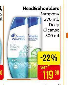 Teta Head&shoulders šampon nabídka