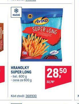 Makro Hranolky super long nabídka