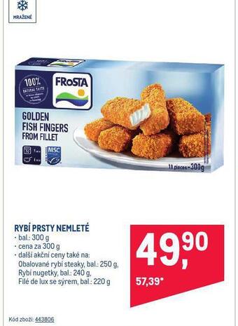 Makro Rybí prsty nabídka