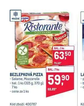 Makro Bezlepková pizza nabídka